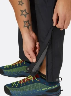 Rab Downpour Eco Full Zip Pants kuorihousut, musta