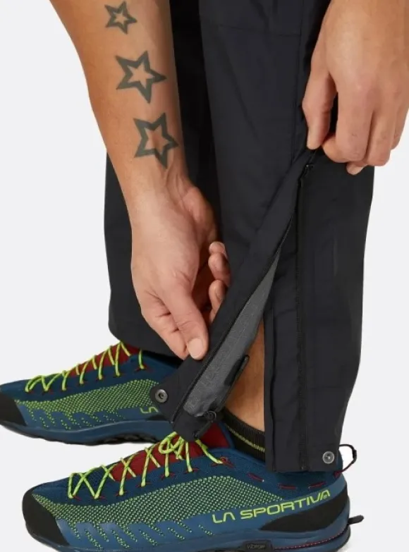 Rab Downpour Eco Full Zip Pants kuorihousut, musta