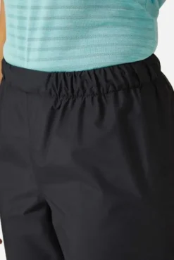 Rab Downpour Eco Full Zip Pants naisten kuorihousut, musta