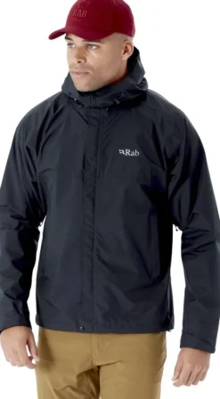 Rab Downpour Eco Jacket ulkoilutakki, musta