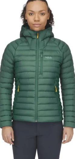 Rab Microlight Alpine Jacket naisten untuvatakki, Green Slate