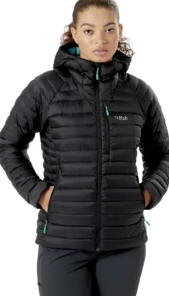 Rab Microlight Alpine Jacket naisten untuvatakki, musta