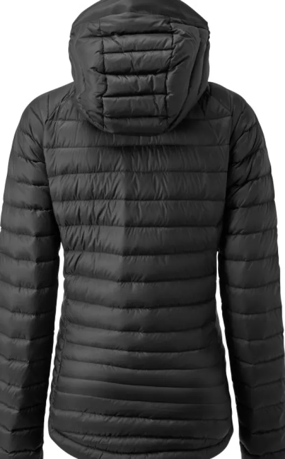 Rab Microlight Alpine Long Jacket naisten untuvatakki, musta