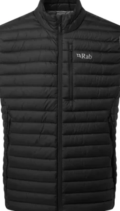 Rab Microlight Vest kevyt untuvaliivi, musta