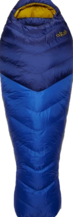 Rab Neutrino 400 Reg -7°C untuvamakuupussi, Nightfall Blue Unisex