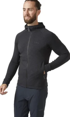 Rab Nexus Hoody fleecetakki, Black