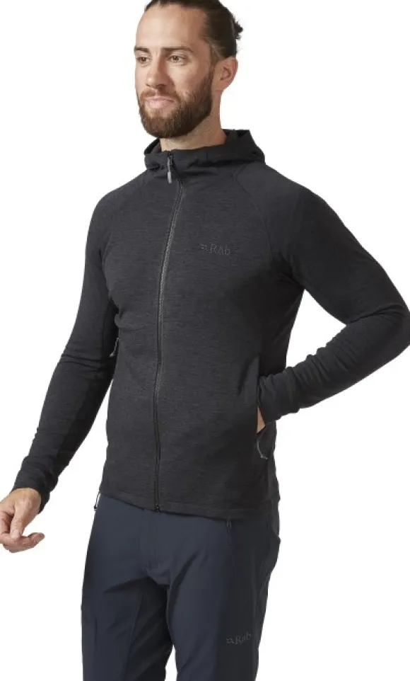 Rab Nexus Hoody fleecetakki, Black