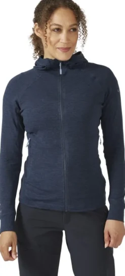 Rab Nexus Hoody naisten fleecetakki, Deep Ink