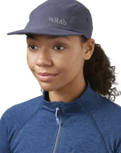 Rab Obtuse 5-Panel Cap lippalakki, Ebony