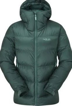 Rab Positron Pro Jacket naisten untuvatakki, Green Slate