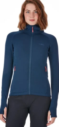 Rab Power Stretch Pro Jacket naisten fleecetakki, tummansininen