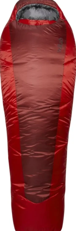 Rab Solar Eco 3 makuupussi, -8°C Oxblood Red Unisex