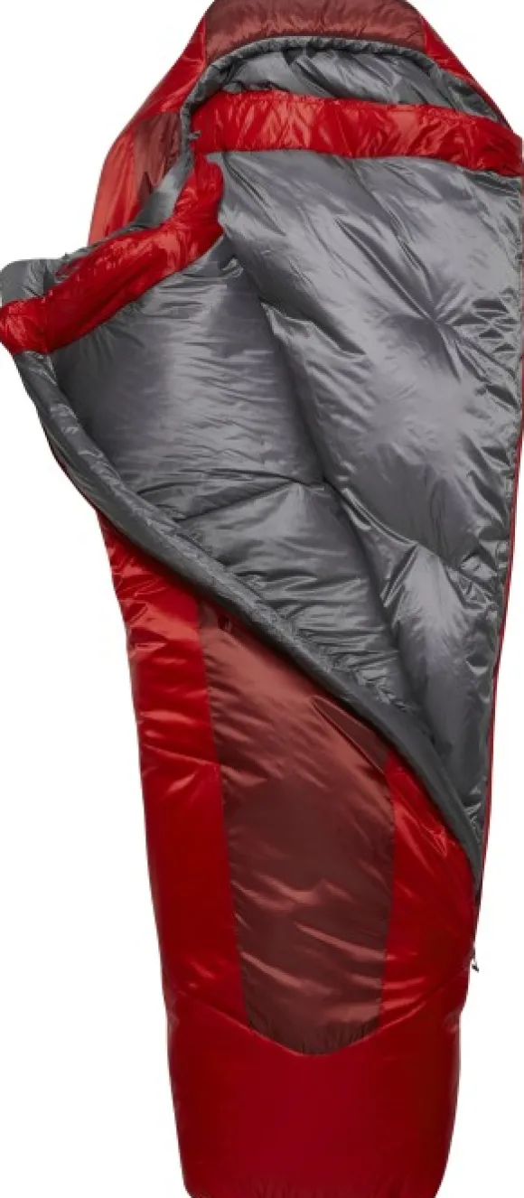 Rab Solar Eco 3 makuupussi, -8°C Oxblood Red Unisex