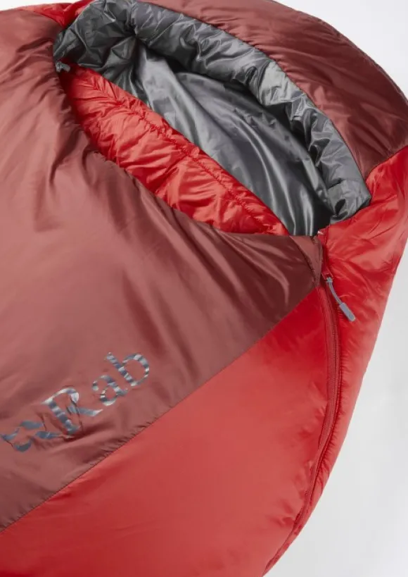 Rab Solar Eco 3 makuupussi, -8°C Oxblood Red Unisex