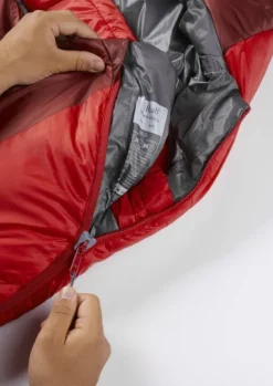 Rab Solar Eco 3 makuupussi, -8°C Oxblood Red Unisex