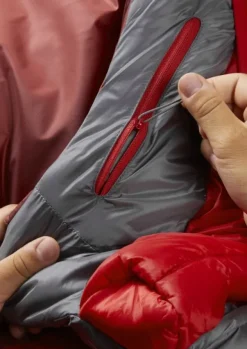 Rab Solar Eco 3 makuupussi, -8°C Oxblood Red Unisex