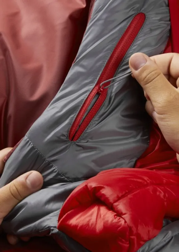 Rab Solar Eco 3 makuupussi, -8°C Oxblood Red Unisex