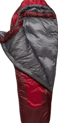 Rab Solar Eco 3 naisten makuupussi, -8°C Ascent Red