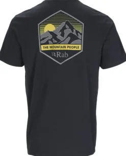 Rab Stance Mountain Peak Tee Mens Beluga