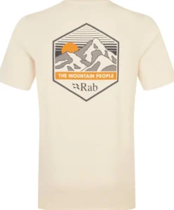 Rab Stance Mountain Peak Tee Mens Ecru