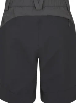 Rab Torque Mountain Shorts 6" naisten shortsit, tummanharmaa/musta