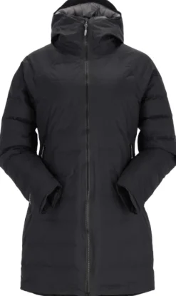 Rab Valiance Parka naisten untuvaparka, musta