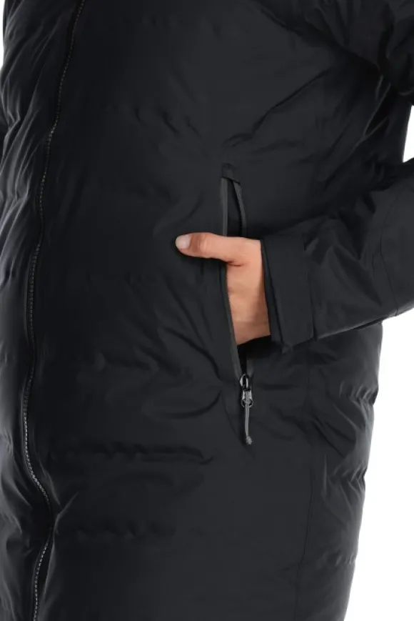 Rab Valiance Parka naisten untuvaparka, musta