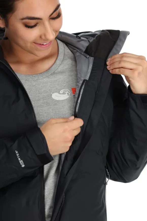 Rab Valiance Parka naisten untuvaparka, tummansininen