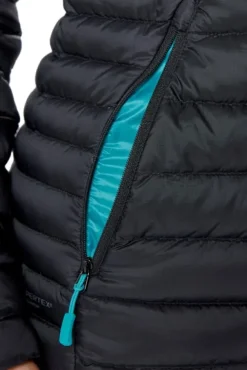 Rab W's Microlight naisten untuvatakki, musta