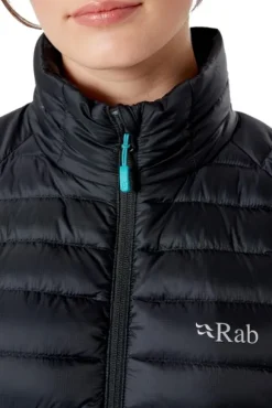 Rab W's Microlight naisten untuvatakki, musta