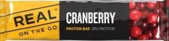 REAL On The Go Protein Bar Cranberry proteiinipatukka