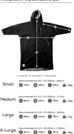 Red Original Pro Change Robe EVO vaihtotakki, musta