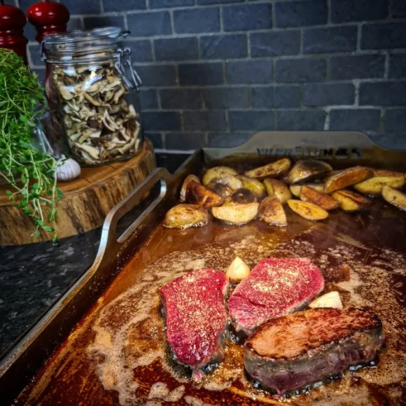 Royal Steel Vildhällen 45 paistolevy