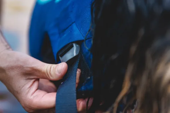 RuffWear Float Coat Life Jacket Deep Blue