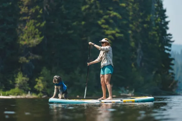 RuffWear Float Coat Life Jacket Deep Blue