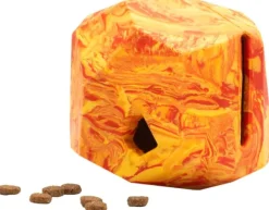 RuffWear Gnawt-a-Rock Toy Salamander Orange