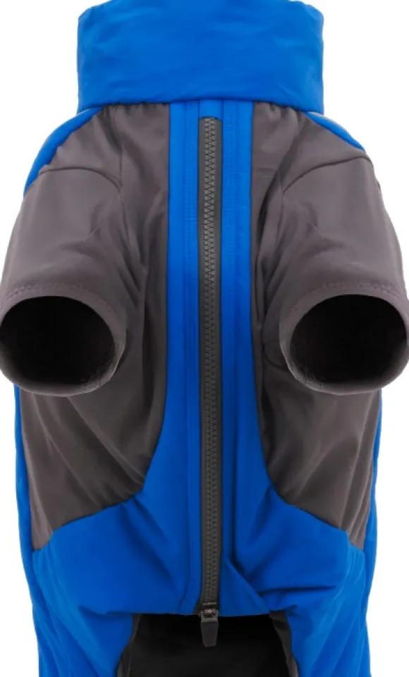 RuffWear Vert Coverall koiran talvihaalari, XXS-S, Blue Pool