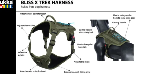 Rukka Bliss X Trek Harness Army Green S
