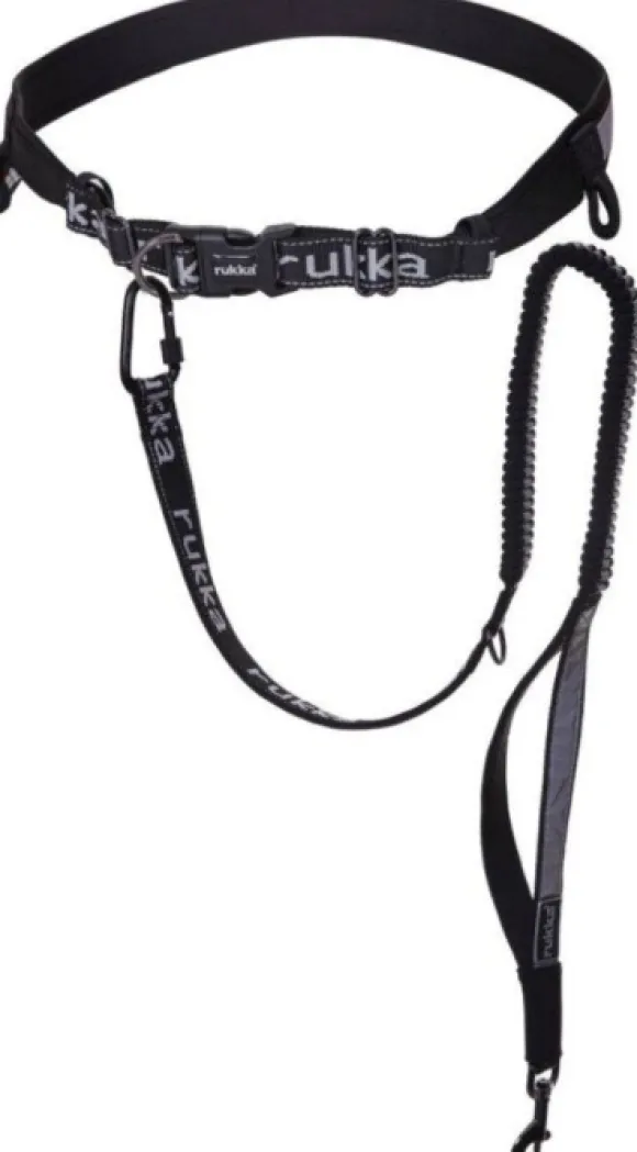 Rukka Hike Belt+Leash Black/Gray M