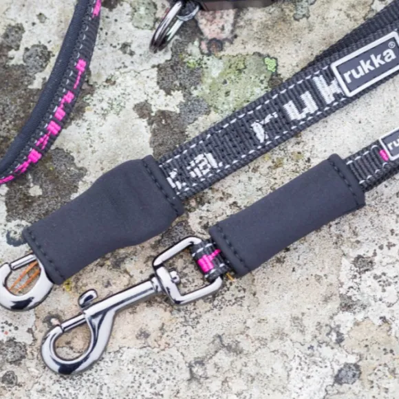 Rukka Hike Trail Leash Black/Gray M