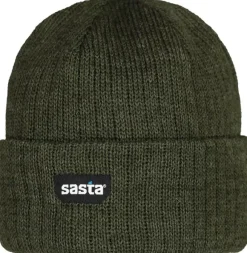 Sasta Teno Beanie merinopipo, metsänvihreä