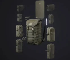 Savotta Jääkäri S -päiväreppu 20 + 2 l musta