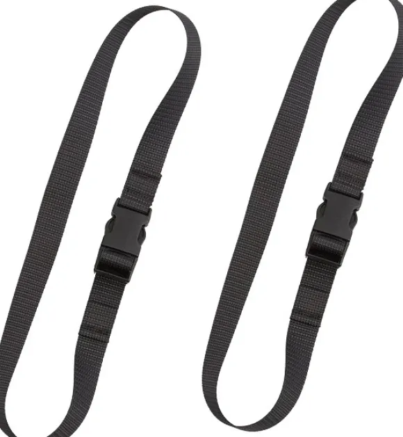 Savotta Pack straps SR buckle 80 cm pakkaussoljet 2 kpl, musta