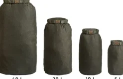 Savotta Rolltop Stuffsack Mesh pakkauspussi, 40L, oranssi