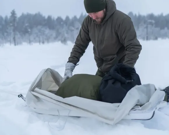 Savotta Rolltop Stuffsack 500D pakkauspussi, 60L, vihreä