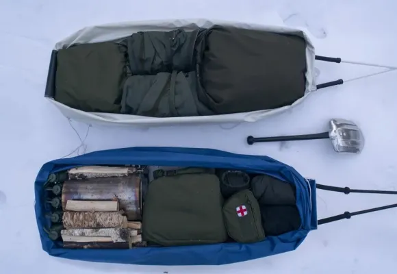 Savotta Rolltop Stuffsack 500D pakkauspussi, 60L, vihreä