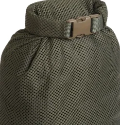 Savotta Rolltop Stuffsack Mesh pakkauspussi, 10L, musta