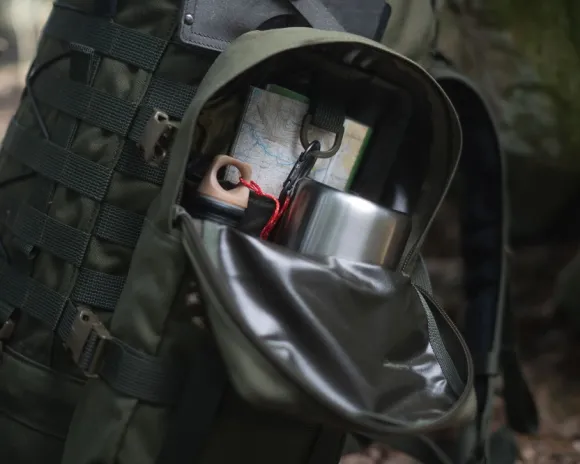 Savotta Side Pouch sivutasku, 6 L, musta