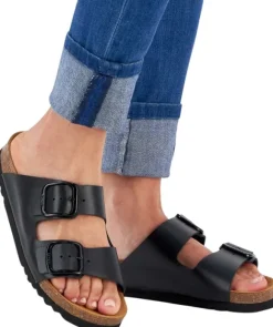 Scholl Josephine New Leather naisten sandaali, Black