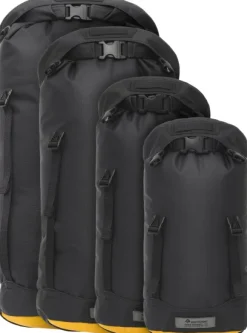 Sea To Summit Eco Evac Compression Drybag Hd kuivapussi, 20L, musta